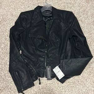 NWT Sz S BlankNYC faux leather jacket